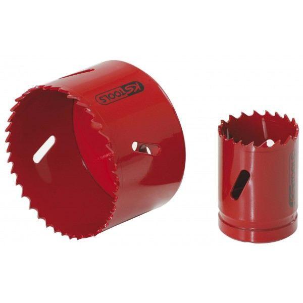 Scie cloche - ks tools - ø 105 mm - couleur rouge - type scie - dimensions 4"1/8