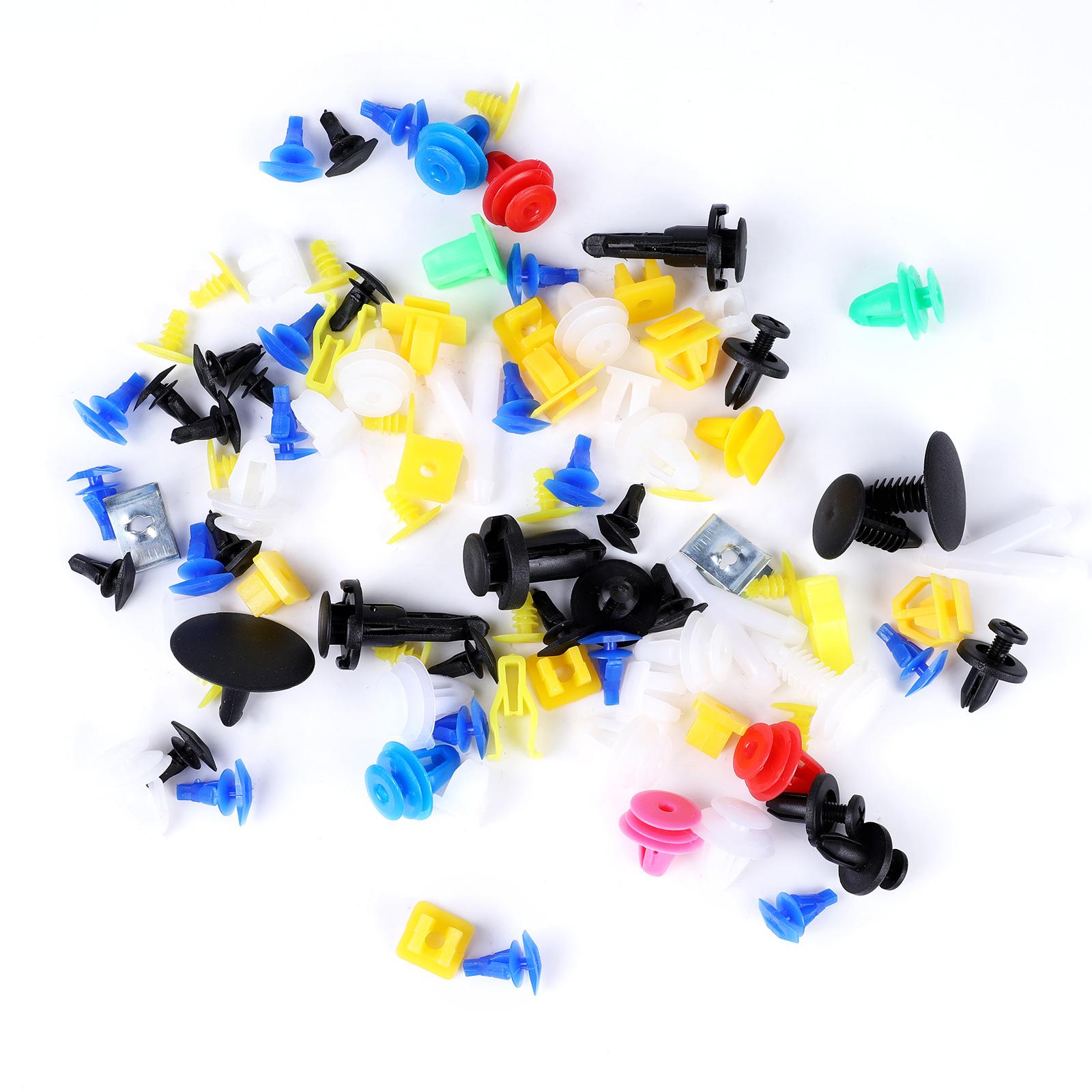 

Универсальный автомобильный крепежный зажим для панели отделки двери автомобиля, хорошая фиксация, легкий, небольшой, с заклепками, мастерские