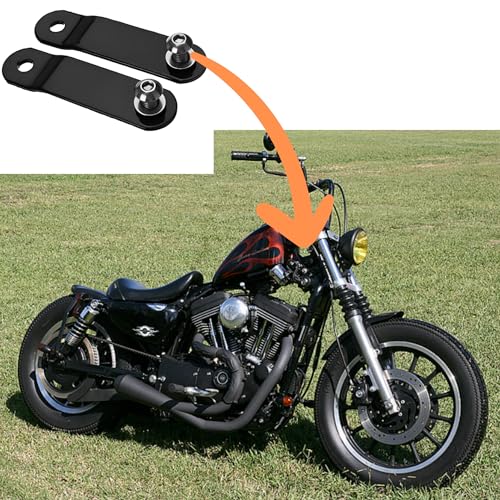 Harley Davidson 28-76mm Gas Tank Lift Up Bracket Kit XLH Sportster 883/1200 48 72 Iron Roadster Chopper Custom (51mm)