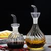 Elegant Glass Oil Dispenser for Kitchen and BBQ - Leakproof Pourer Included