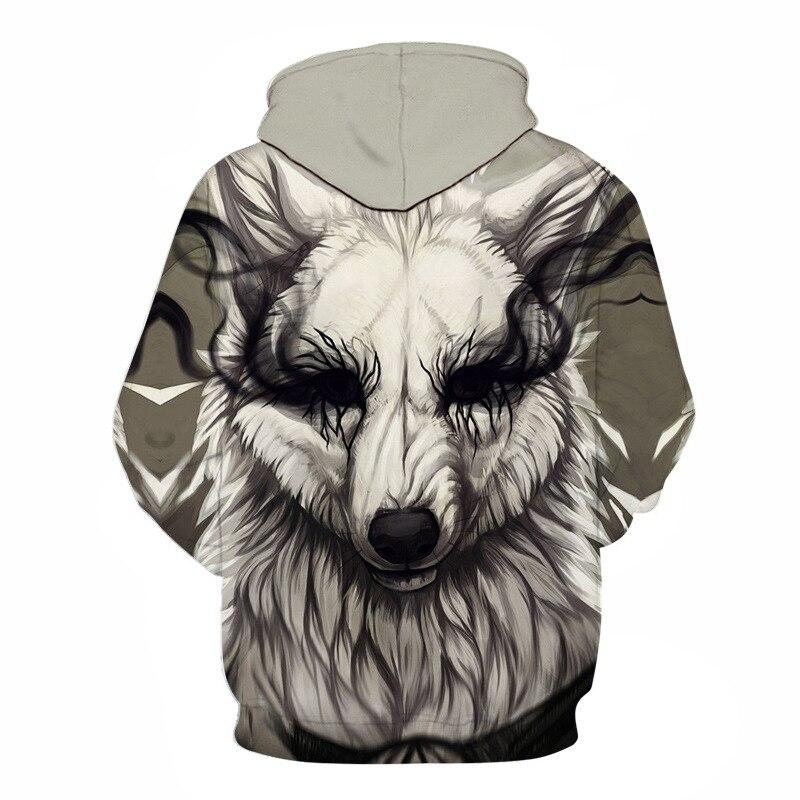 3D Printed Hoodies Animal Wolf Hoodie Men Sweatshirt Women Harajuku Pullovers Casual Sale Clothes Streetwear Men Clothing