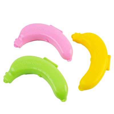 Simpatica custodia protettiva per banana, contenitore per viaggio, pranzo all'aperto, scatola per frutta