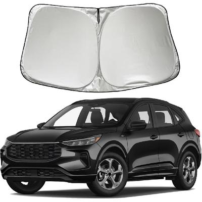 Car Windshield Sun Shade Sunshade Compatible with Ford Escape 2013-2019 Fiesta 2011-2019 Focus Hatchback 2012-2017 2018 ST SE Accessories, Car Front