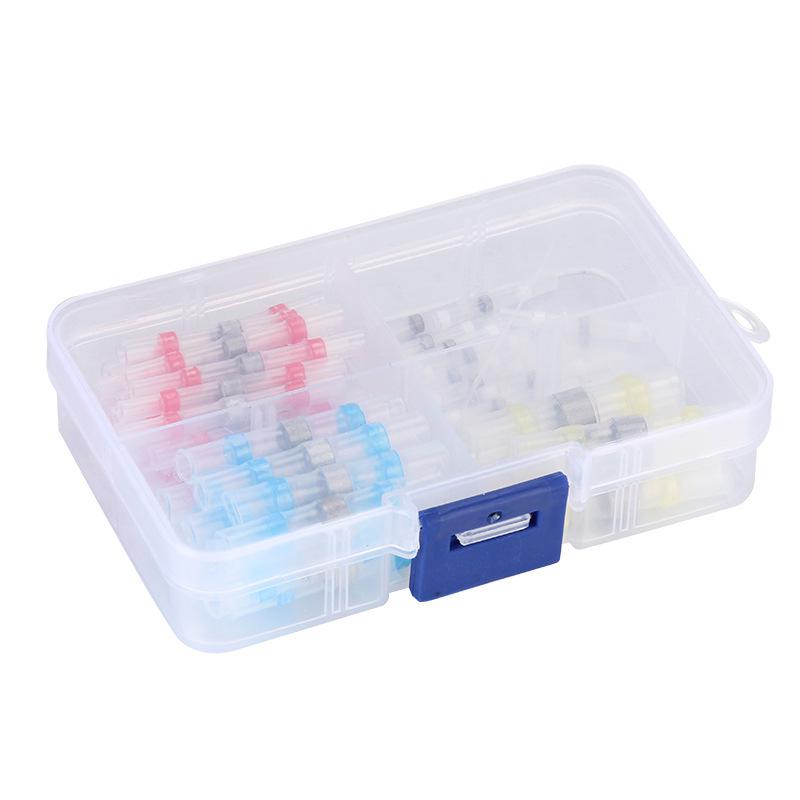 Waterproof Heat Shrink Solder Ring Set: 50-Piece Crimp-Free Insulated Wire Connectors