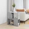 Bookshelf Concrete Grey 60 x 24 x 63 cm Engineered Wood