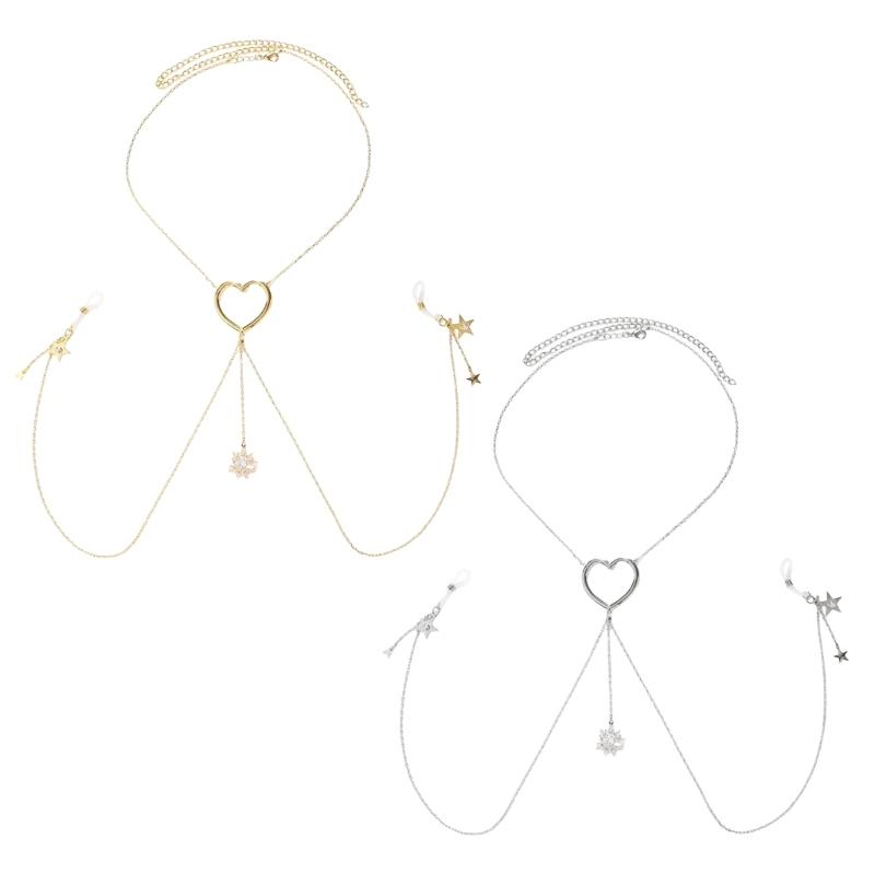 Elegant Alloy Body Chain Necklace Not Piercing Body Accessories Chest Chain Suitable for Beach Vacations and Nightclubs