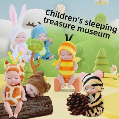 Tarptautinė atgimusi gyvūnų mieganti lėlė - Mini BJD princesės žaislas vaikams