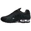 Shox R4 Black Metallic Silver Women Sneakers Seaweed HQ7739-002