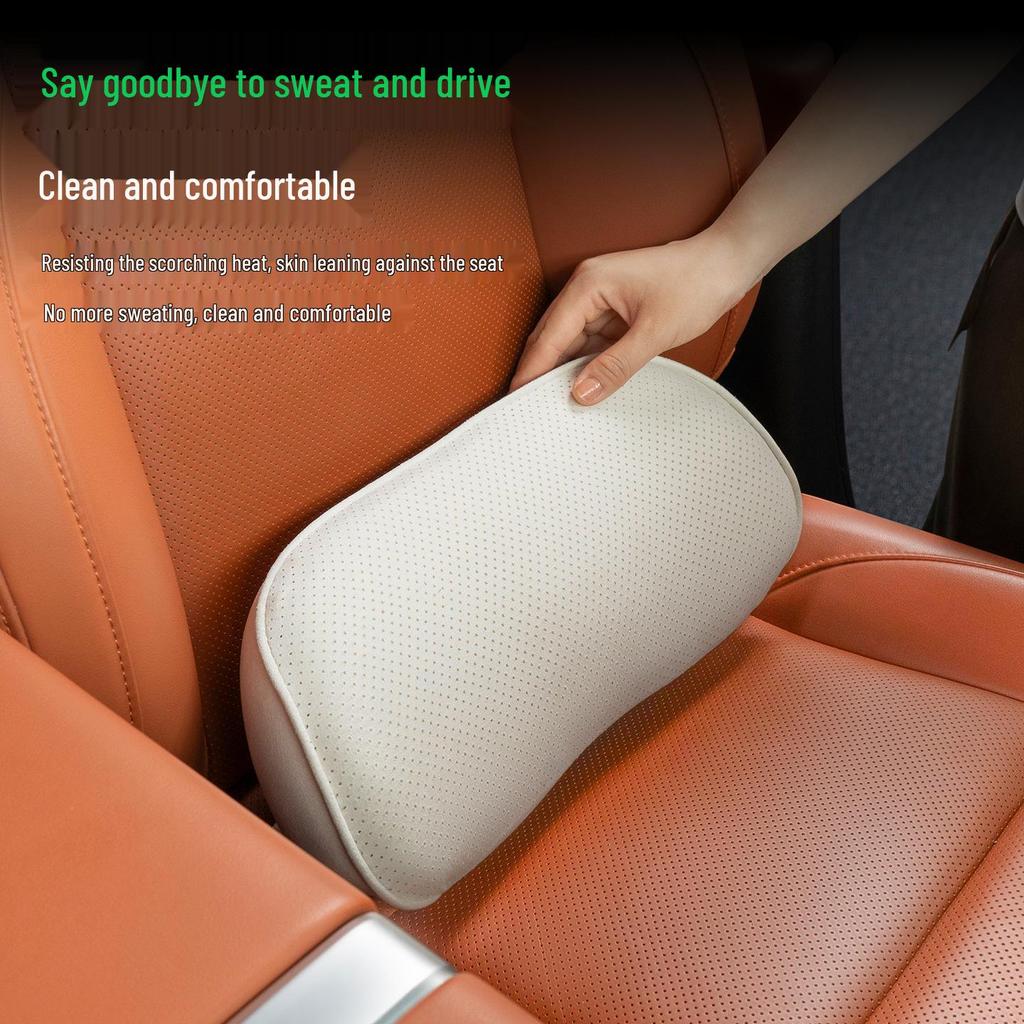 Suede Lumbar Pillow for Weltmeister Cars: W6/E5/EX5/EX6/M7/Champion/AG2020/Maven
