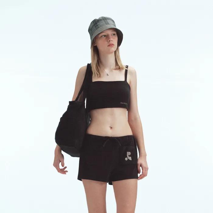 TERRY BEACH BAG (BLACK)