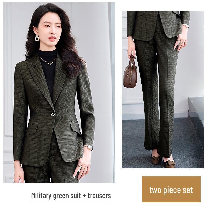 Zihong Spring/Autumn 2024 Women's Suit Set – Elegant, Goddess Style, Casual Workwear
