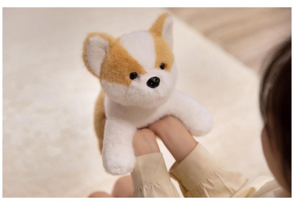 Small Plush Husky Shiba Inu Dog Toy - Soft Comfort Doll for Kids