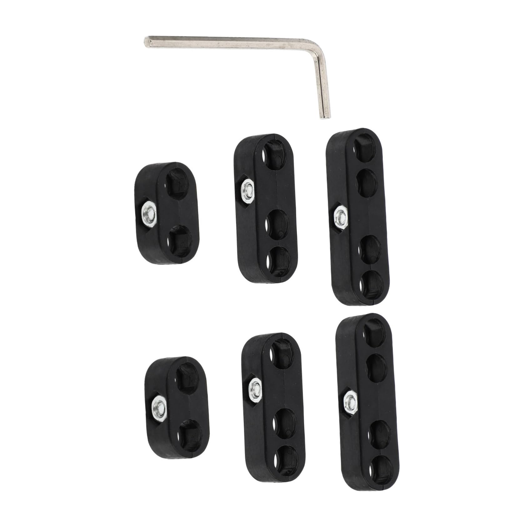 

Totority 1 комплект разделитель проводов держатель разделитель проводов зажигания держатель разделитель свеча зажигания компьютер АБС 4.8X1.8cm чёрный