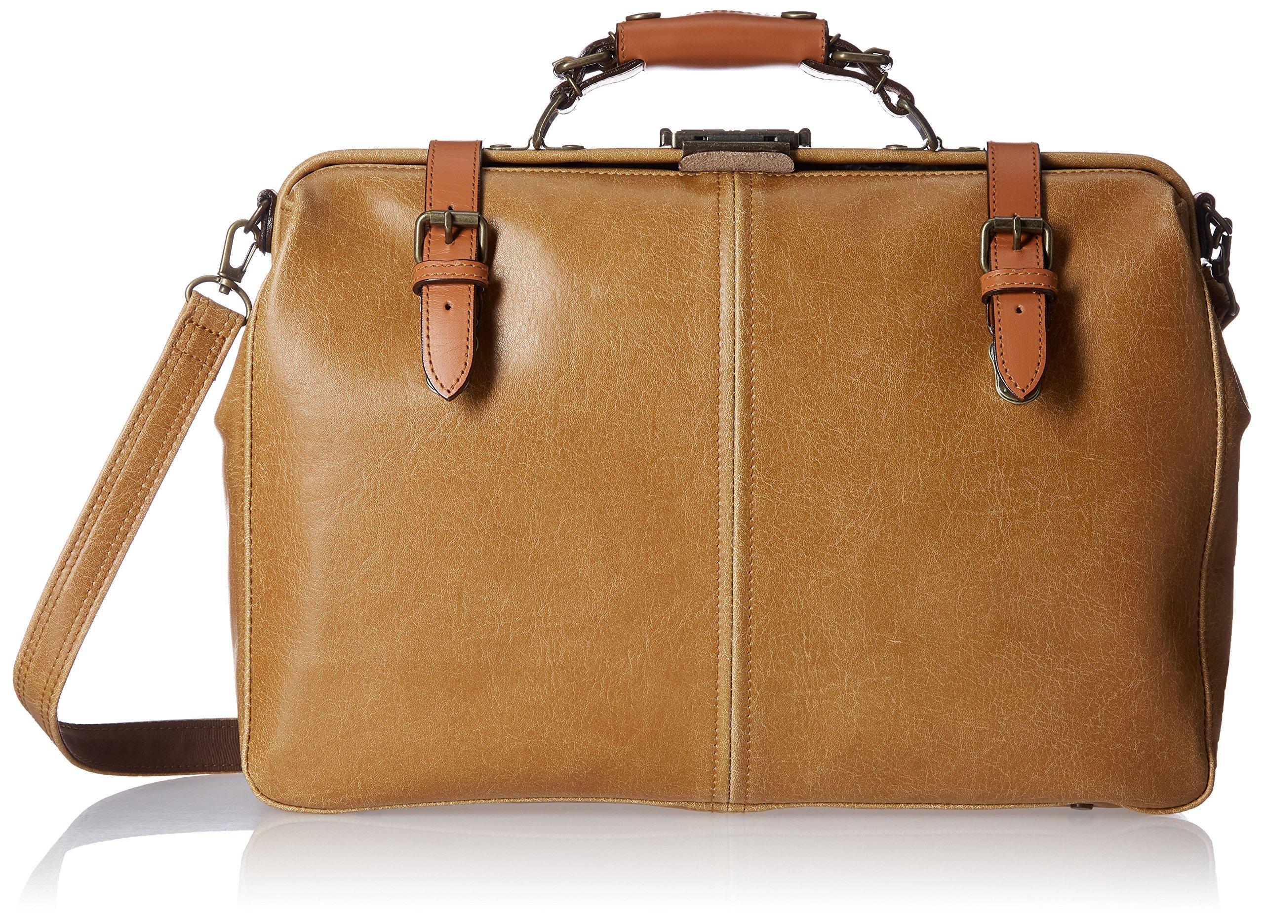 

Сумка ділова Dulles 2WAY Натуральна шкіра в комплекті Ретро-сумка Мекка Зроблено в Тойооці, префектура Хіого Колір верблюжий [Kiwada] [Kiwada] Місто, Чоловіча верблюд