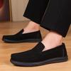 Fashion Handmade Cow Suede Leather Mens Shoes Casual Comfortable Man Slip on Leather Loafers Shoes Men Soft Sole Walking Shoes Moccasins