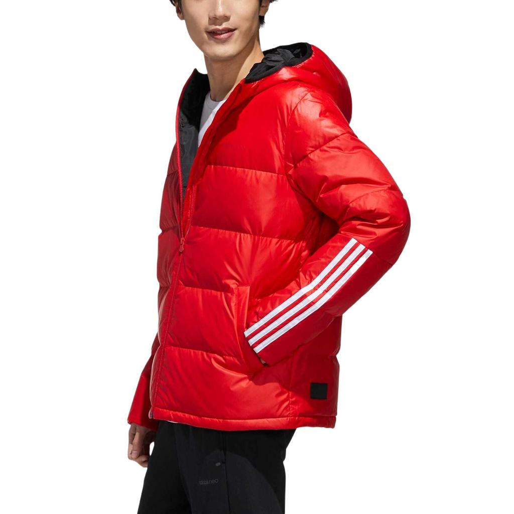Adidas Neo Street Down Puffy Outdoor Jacket Men Jacket Red GJ8863