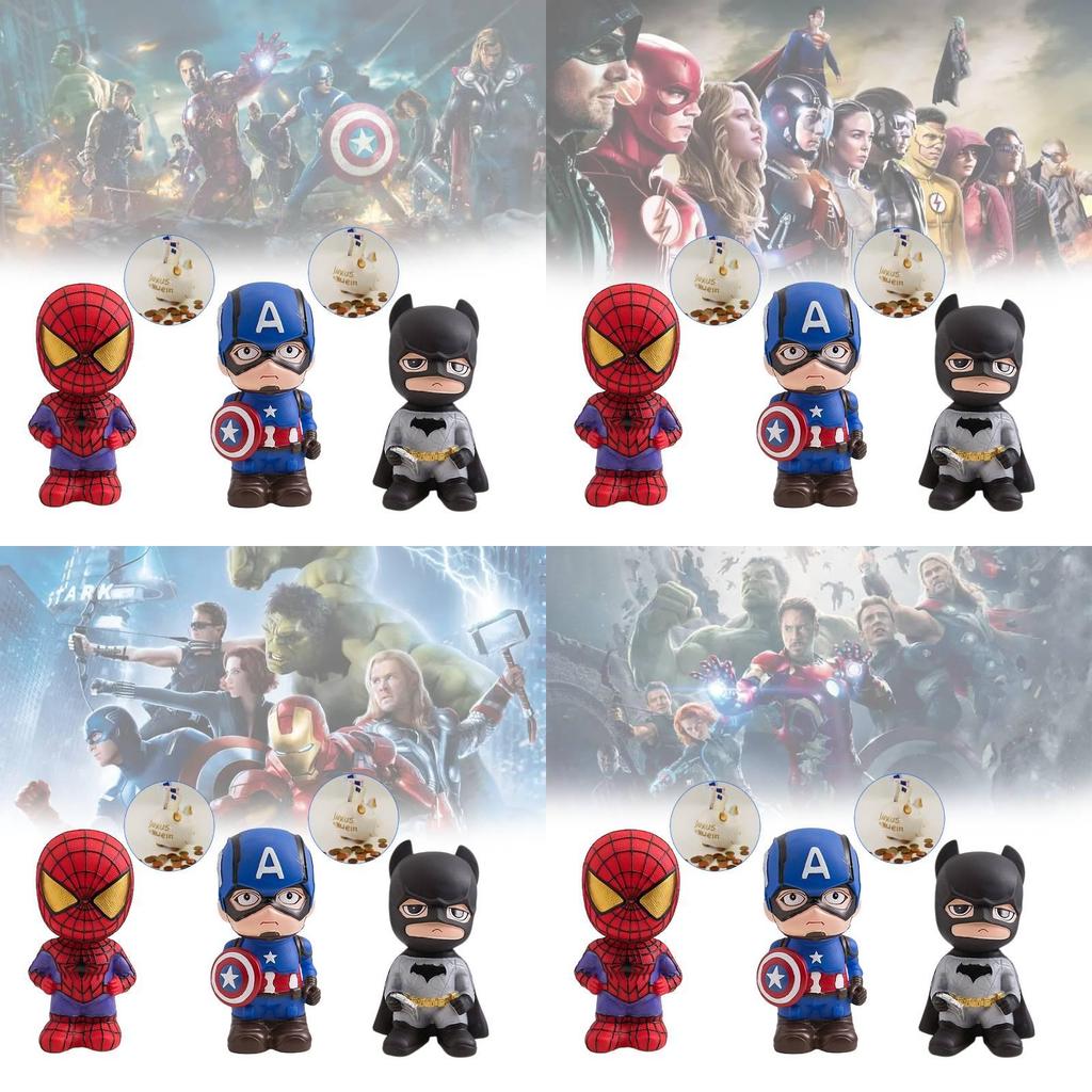 Pusculita Creativa Omul-Paianjen Design Colorat Desene Animate Avengers Pentru Cadouri Copii