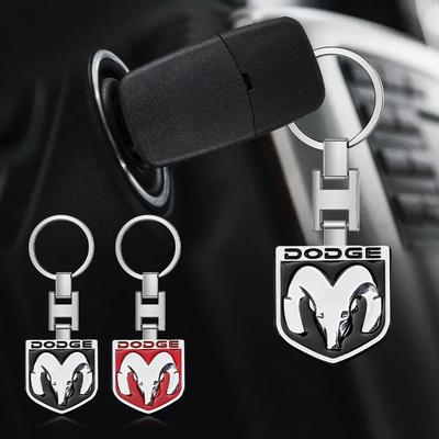 Брелок для автомобіля Емблема автомобіля Подарунок з кільцем для ключів Автоаксесуари для SRT Ram 1500 Durango Journey Charger Challenger Caliber Caravan