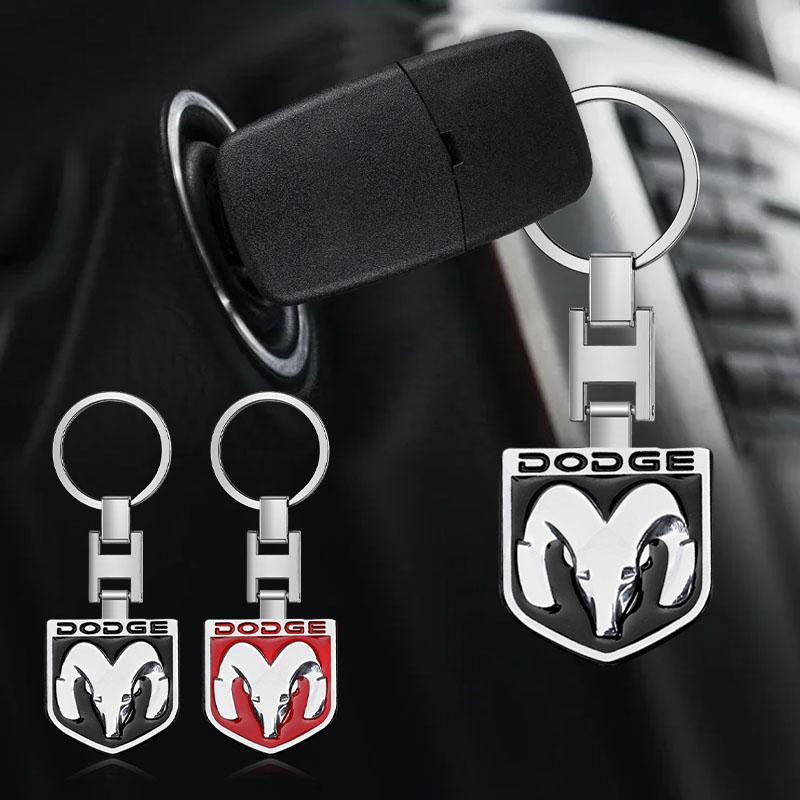 Přívěsek na klíče od auta Znak auta Dárek s kroužkem na klíče Auto doplňky pro Dodge SRT Ram 1500 Durango Journey Charger Challenger Caliber Caravan