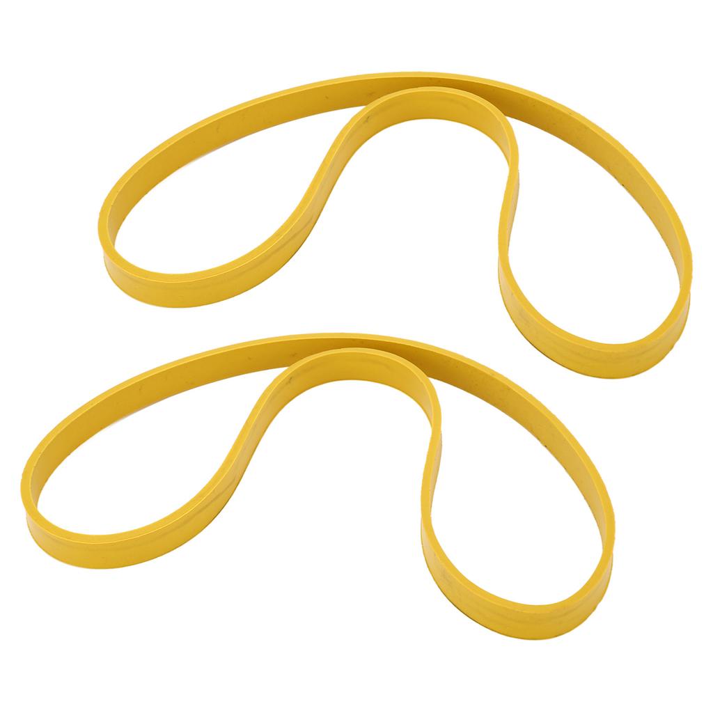 2 STK Båndsagdekk Sklisikkert Støyreduserende Gummihjuldekk for 10 Tommers Treskjæringsbåndsaghjul Gult