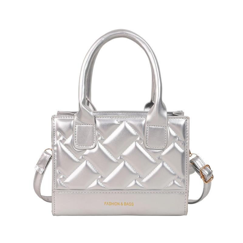 Hot-selling PU handbag bag women's new trend diamond square bag high value single shoulder messenger bag popular