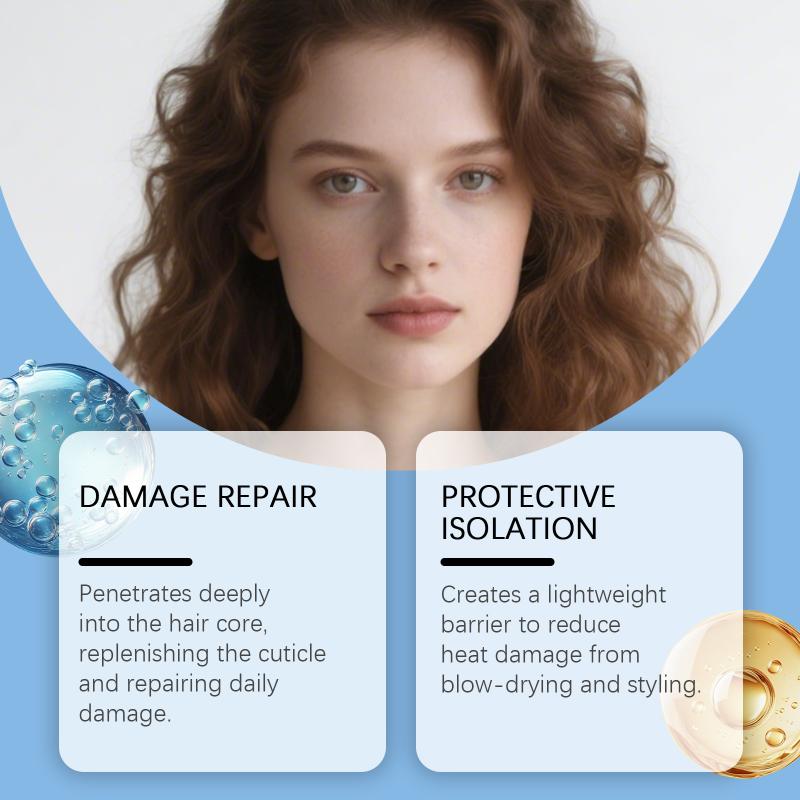 Sérum Capilar de Péptidos de Cobre Para Cuidado Diario Hidratación del Cuero Cabelludo Cabello Suave Y Reparación de Raíces Adecuado Para Todos los Tipos de Cabello