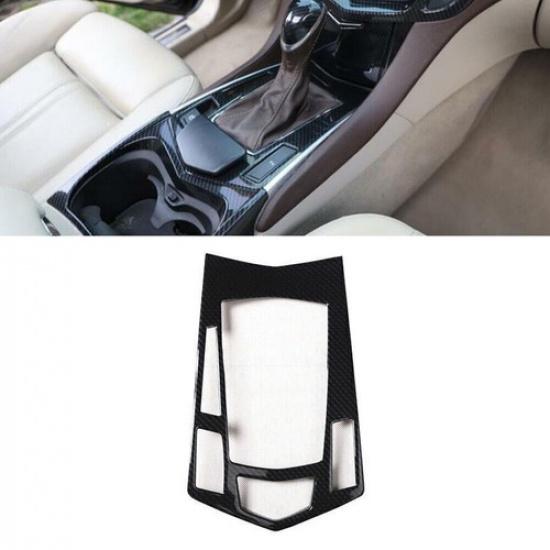Central Console Gear Shift Strip Cover For Cadillac SRX 2010-2016 Carbon Fiber