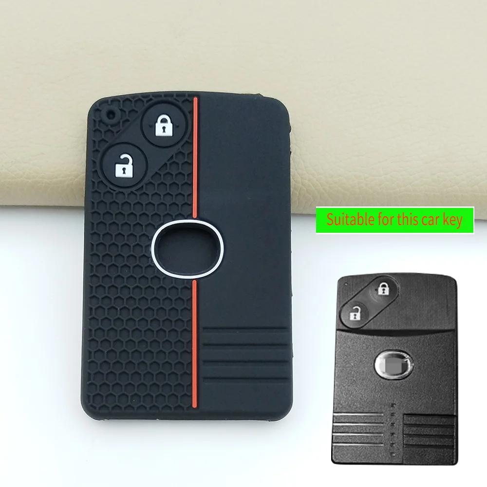 2/3/4 Button Silicone Remote Key Case Cover For Mazda 3 5 6 8 Cx-7 X7 Cx9 Rx8 Rx-8 Miata Mx5 Verisa Premacy Keyless Shell Jacket