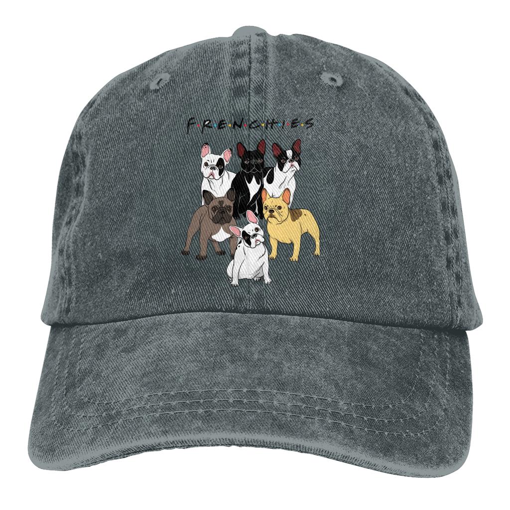 FRENCHIES Baseballkappen, Schirmmütze, französische Bulldogge, Haustier, Hundeliebhaber, Sonnenschutz, Hüte für Unisex