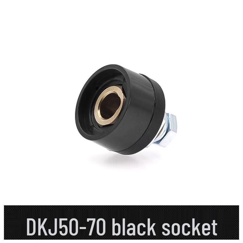 European Style Class A Welding Machine Plug & Socket with Thickened Brass DKJ10-25/35-50 Male-Female Coupler