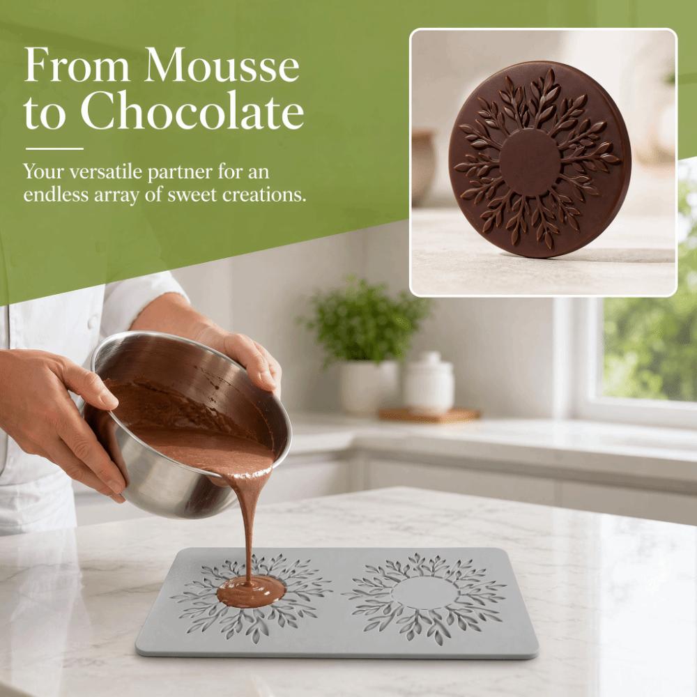Non-Stick Dessert Decorating Mold Food Grade Fondant Mold Thin Cake Lace Mold  Cake Decorating
