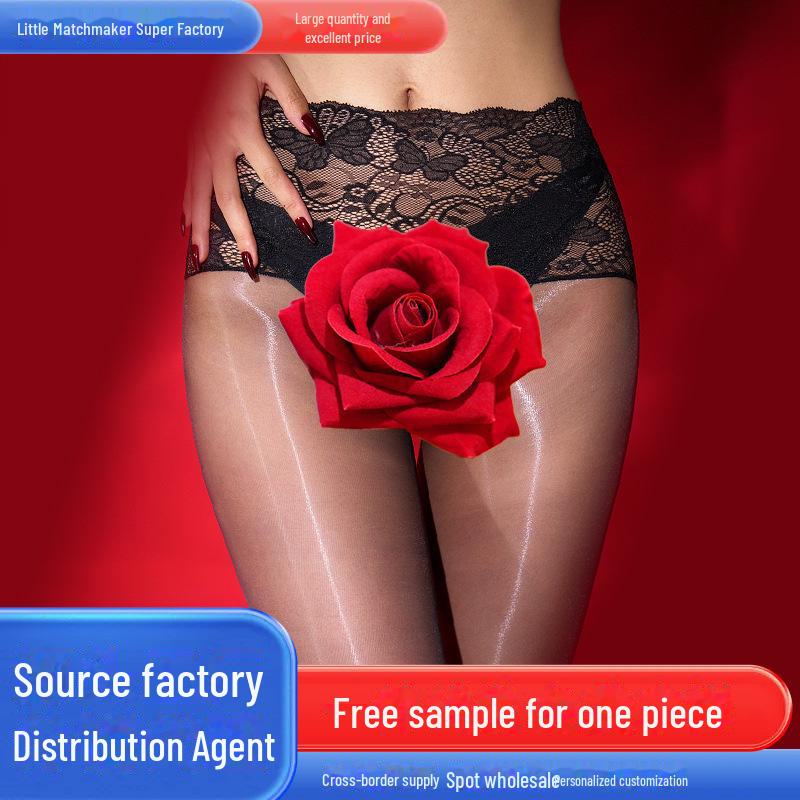 

Ультратонкие бесшовные колготки Sicily из черного шелка Stockings legs - open crotch