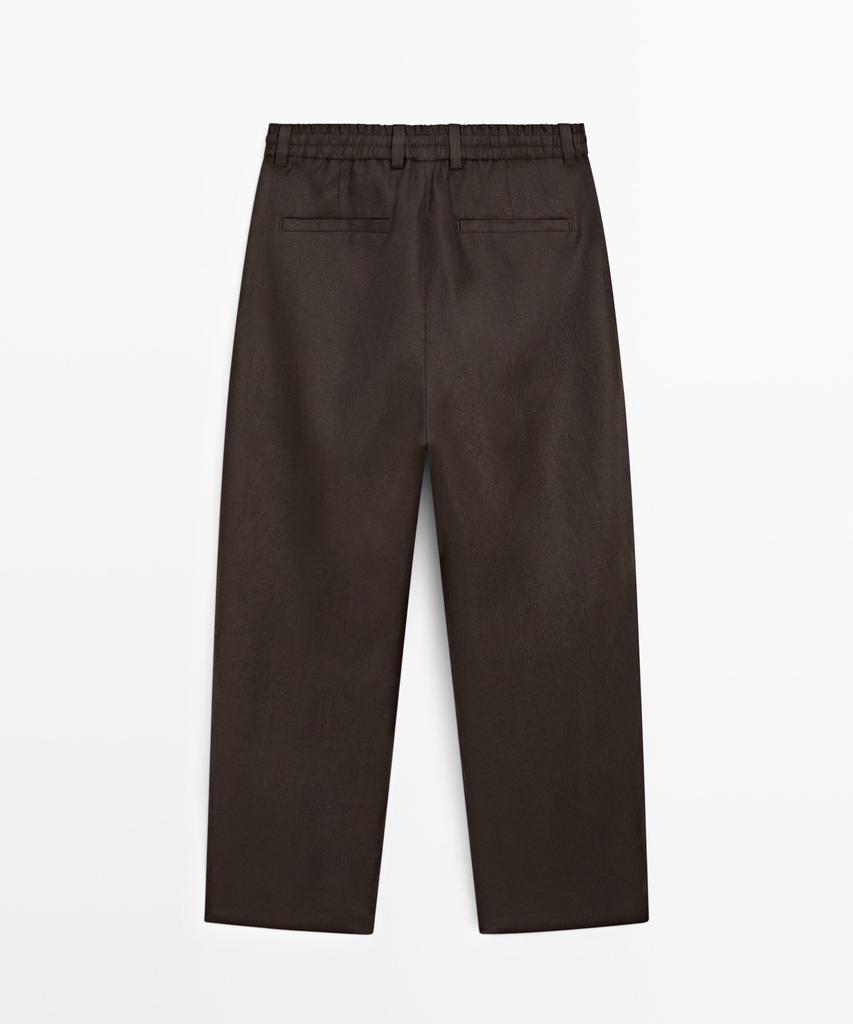 Masimodutti Total Look 100% Linen Pants