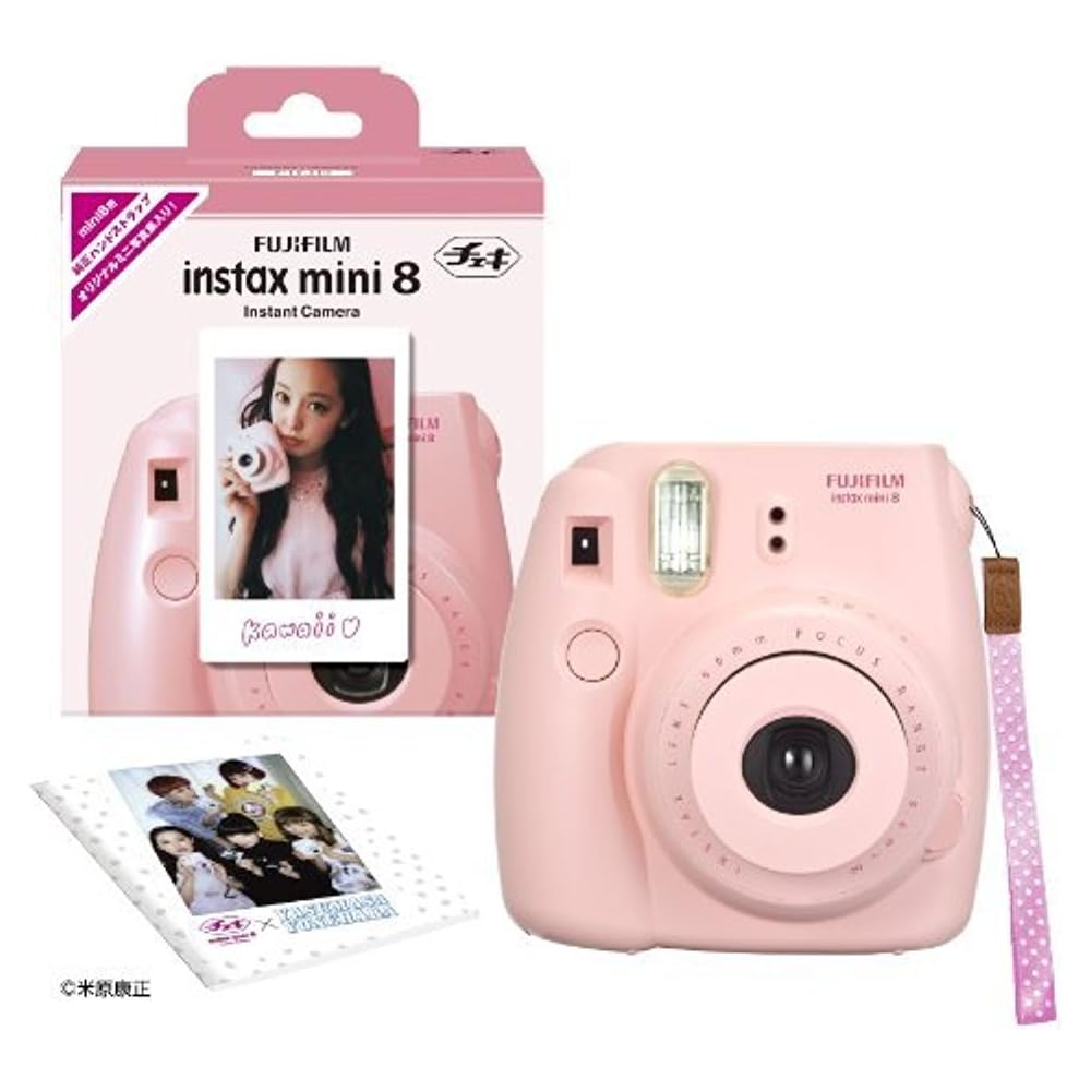 Fujifilm Instax Mini 8 Instant Camera, Pink (INS MINI 8 PINK N)