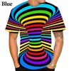 Classic Dizziness 3D Print T-Shirts Summer Casual O-Neck Top Funny Oversized Short Sleeve Men's T-shirts