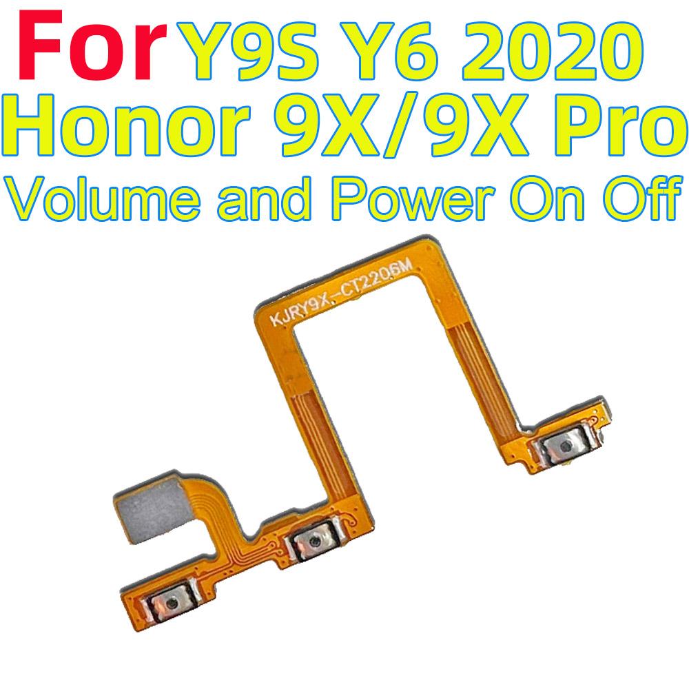 Power ON OFF Mute Switch Control Key Volume Button Flex Cable for Huawei Y9S Y6 2020 Honor 9X Pro Power On Off Volume Power Volume