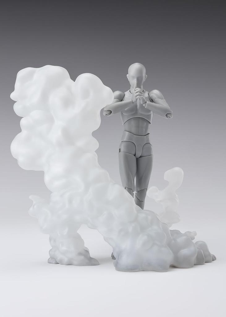 TAMASHII NATIONS Soul EFFECT SMOKE White for 135mm Effect Parts for Figures Ver. S.H.Figuarts Approx. PVC&ABS