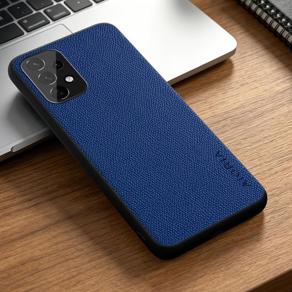 Phone Case: for Samsung for Galaxy A13 A23 A33 A53 A73 Case Solid Color Elegant Synthetic Leather Stylish Phone Case