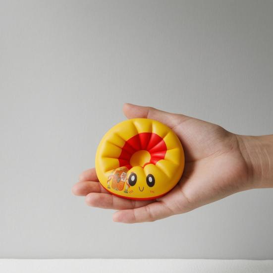 1/6Pcs Cartoon Dumpling Stress Relief Toy Anti-anxiety Flag Pattern Steamed Bun Squeeze Fidget Toy Hand Relaxation Decompression Gadget