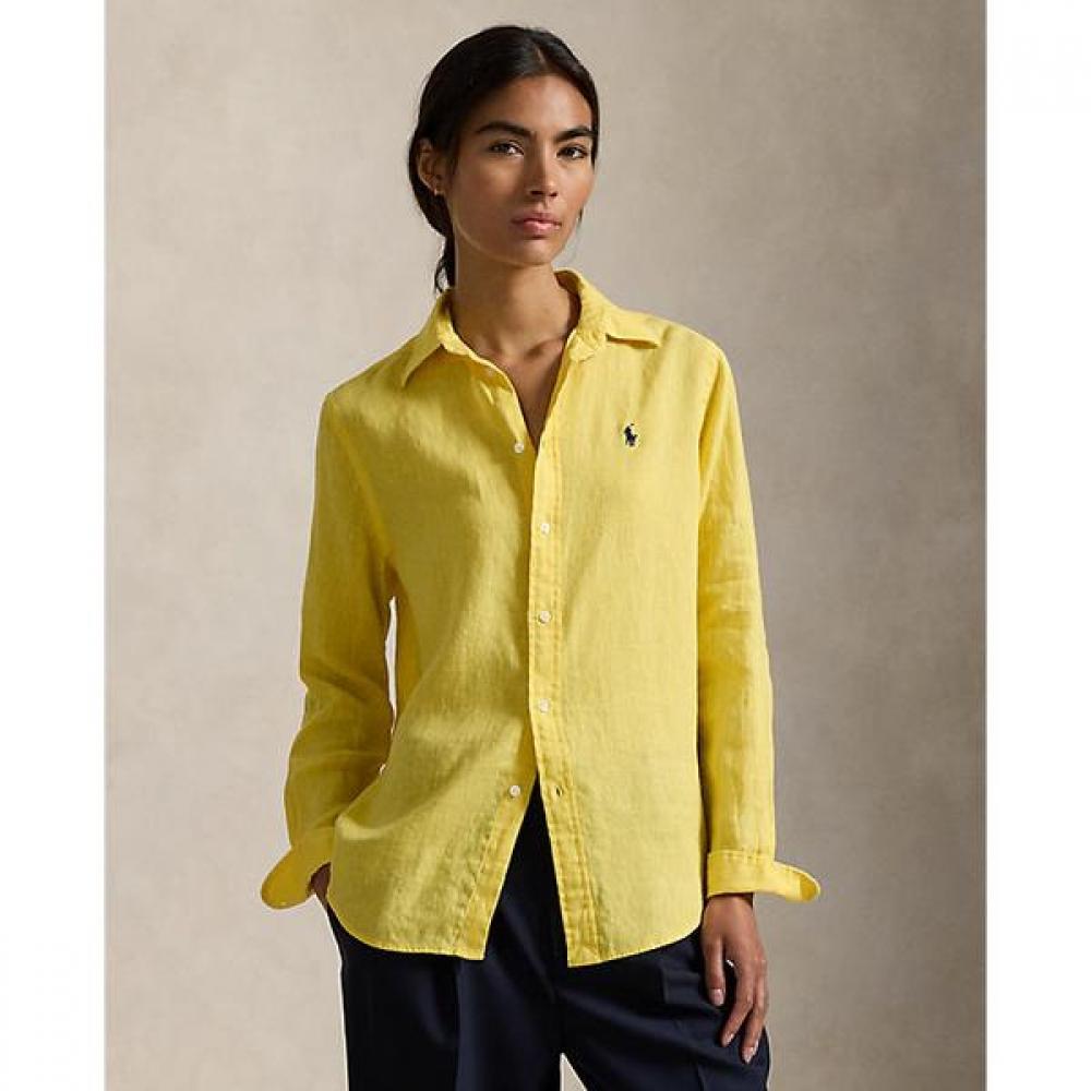 Polo Ralph Lauren Women S claSSic Fit Linen Shirt XS