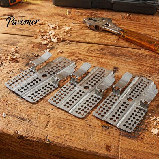 Drywall Fasteners Clip 10Pcs Repair Clips with 20 Screws, Fastener Fits 1/2" Tools 5/8" Panels, Stainless Steel for DIY Damaged Walls Repairing