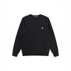 Cross Lav Unisex Embroidered Little Horse Logo Round Neck Pullover Hoodie - Perfect for Spring/Autumn, Loose & Versatile Casual Wear