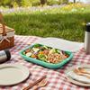 Food Grade Silicone Lunch Box Portable Leakproof Bento Container For Microwave And Fridge Use