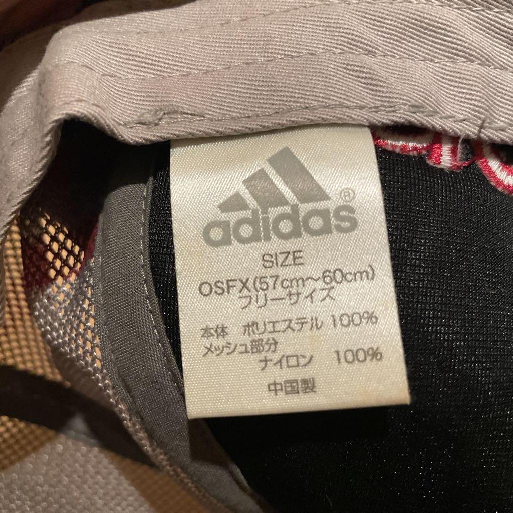 [USED] Deadstock 90s / Daiki Tsuneta / adidas / Cap / Fleece + Mesh