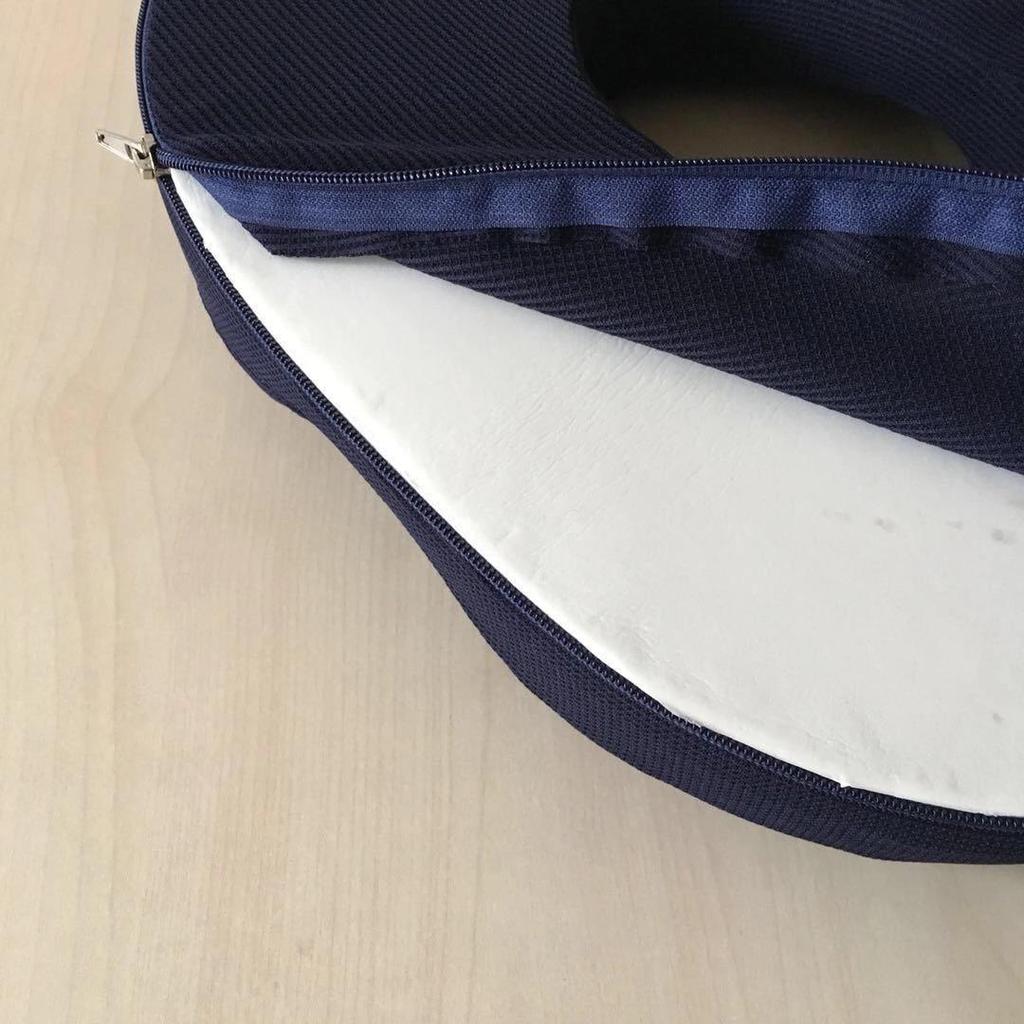 Memory Foam Hollowed-Out Hemorrhoid & Hip Cushion for Pregnant Women and Office Seating