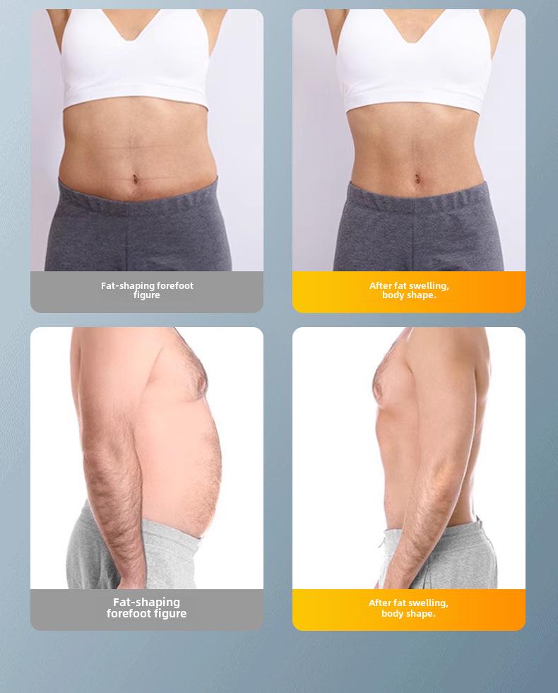 EMS Abdominal Muscle Metal Sheet Belt - Fitness & Fat Burning Exercise Device