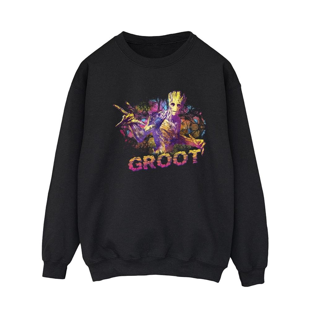 Marvel Damska/damska bluza Strażnicy Galaktyki Abstrakcyjny Groot