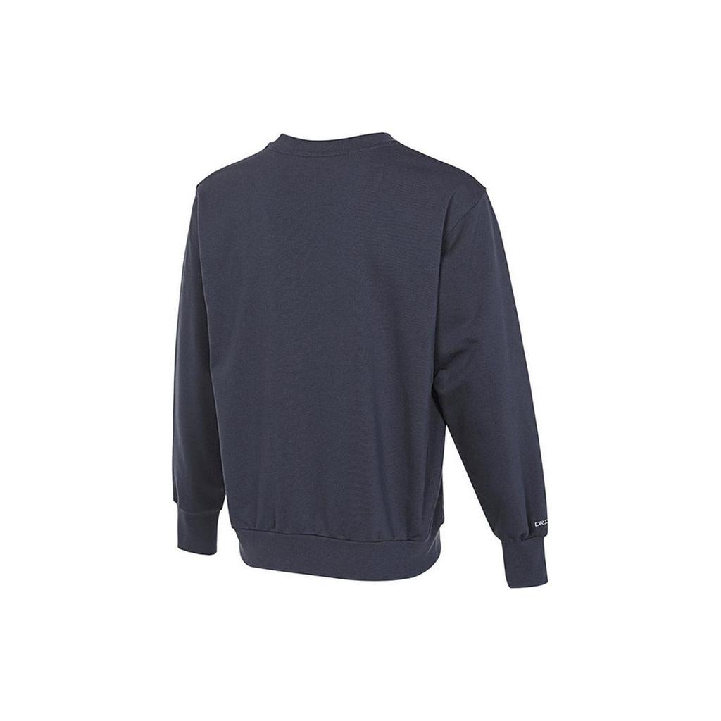 Nike Solid Color Logo Crew Neck Basketball Pullover Sweatshirt Men Tops Blue DQ5821-437