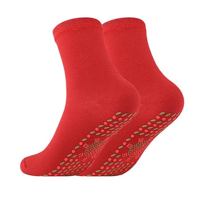 Unisex Self Heated Health Care Warm Socks Tourmaline Magnetic Therapy Foot Sox Massager Pain Relief Pression Sports Thermal Sock