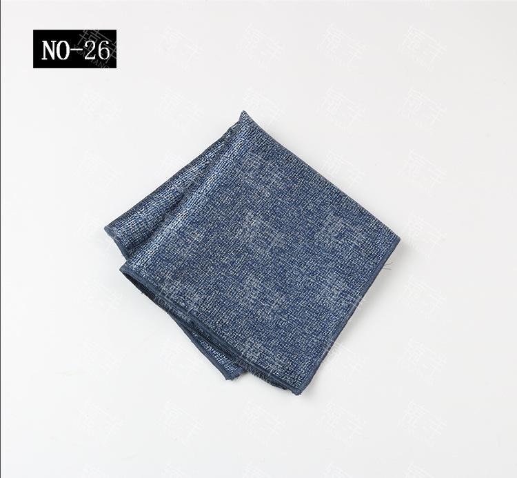 Men'S Handkerchief Square Towel Polyester Cashew Flower Suit Pocket Towel Dress Square Towel